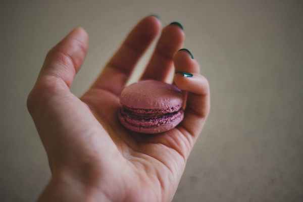 macaron hand verzadiging